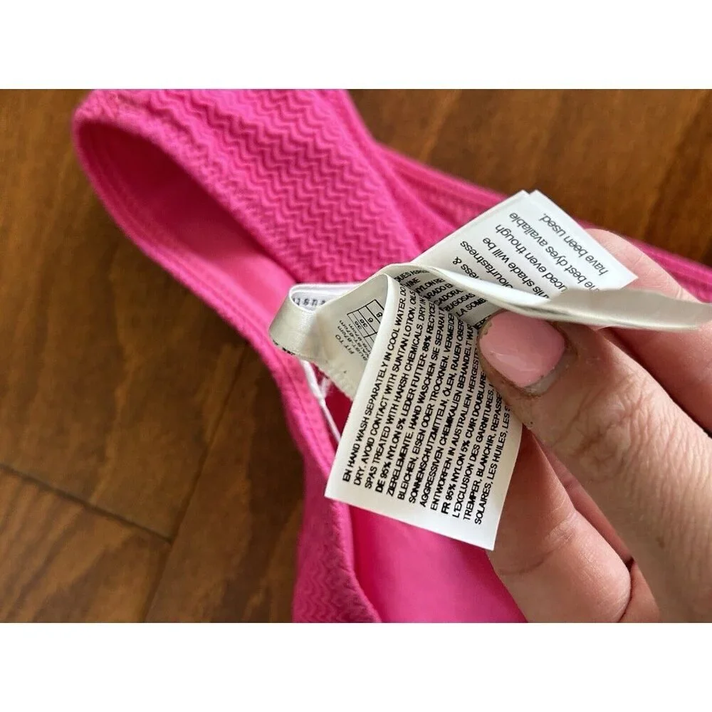 Seafolly Women's Pink Sea Dive High Waisted Bottom Swimwear AUS 10 /‎ US 6 NEW